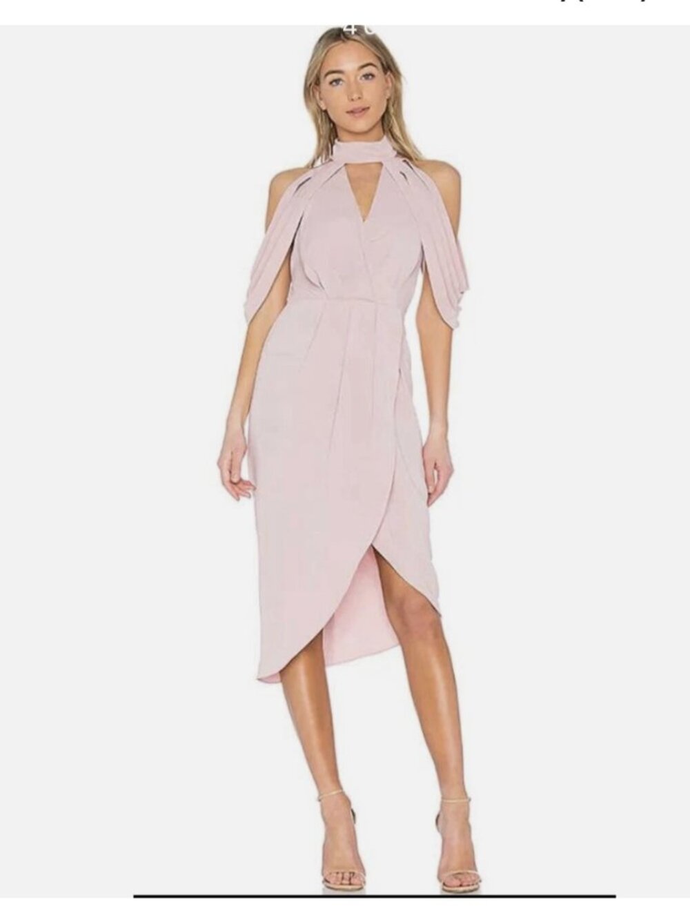 Elliatt Pink Bridesmaid Cocktail Party Dress Size XS Summer Pretty Cut Out